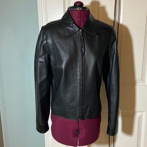 Vakko 90s Vintage leather moto jacket